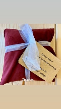 Luxury Velvet Wheat and Lavender Bags