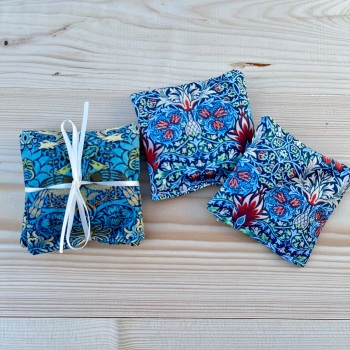 Handmade William Morris Pocket Handwarmers - Pair