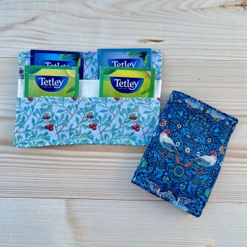 Handmade William Morris Teabag Wallet