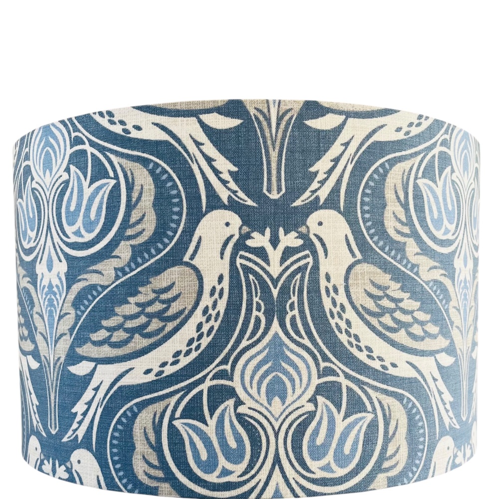New Product - Lampshade - Dawn Chorus - Cornflower Blue