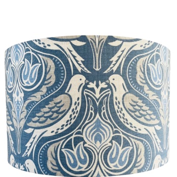 New Product - Lampshade - Dawn Chorus - Cornflower Blue