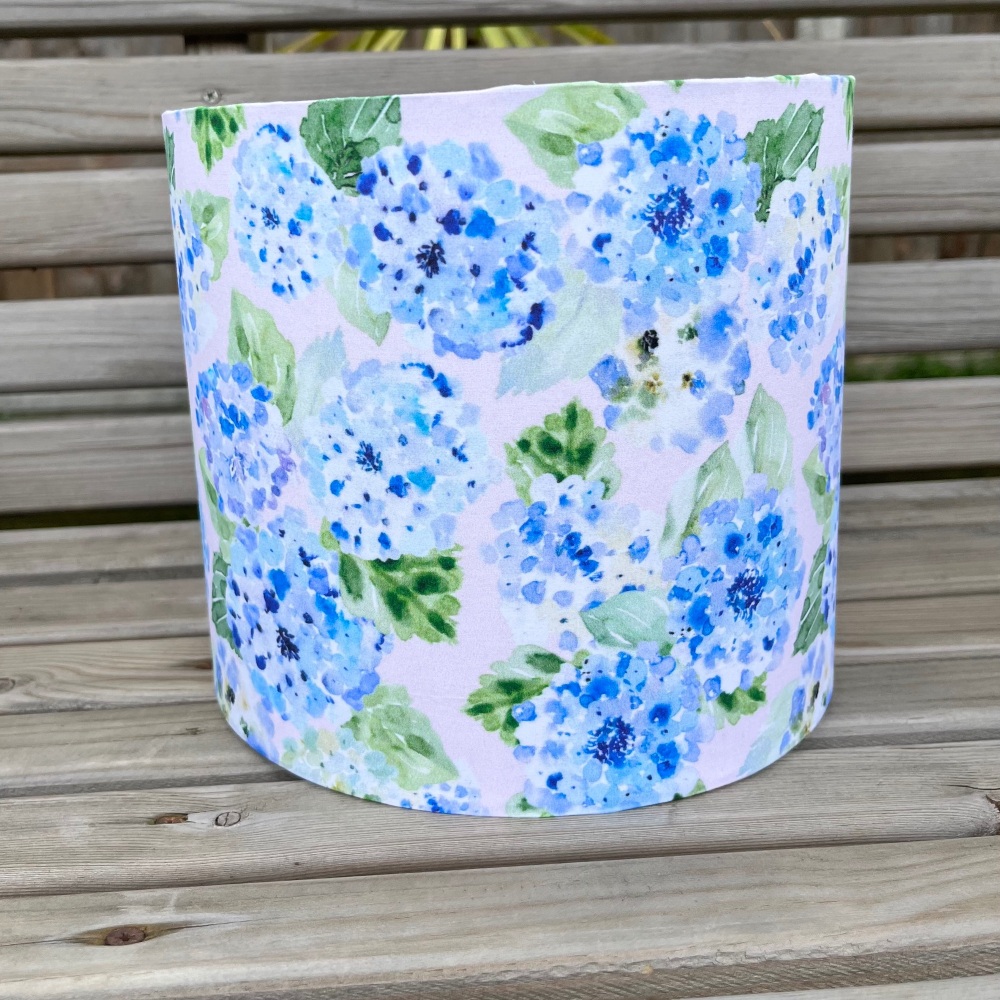 Lampshade - Hydrangea - Blue