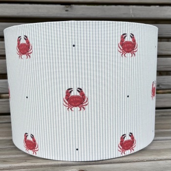 Handmade Lampshade - Cromer Crab