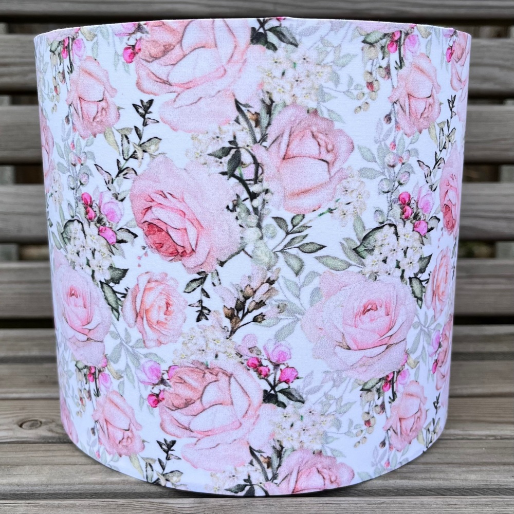 Handmade Lampshade - English Rose