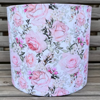 Handmade Lampshade - English Rose