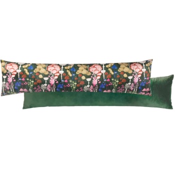 Velvet Draught Excluder - Amanita - Green