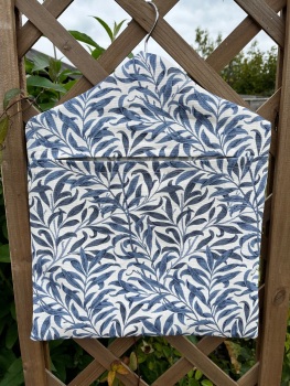 Handmade Peg Bag - William Morris - Willow Bough - Blue