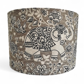 Handmade Lampshade - Indian Elephant