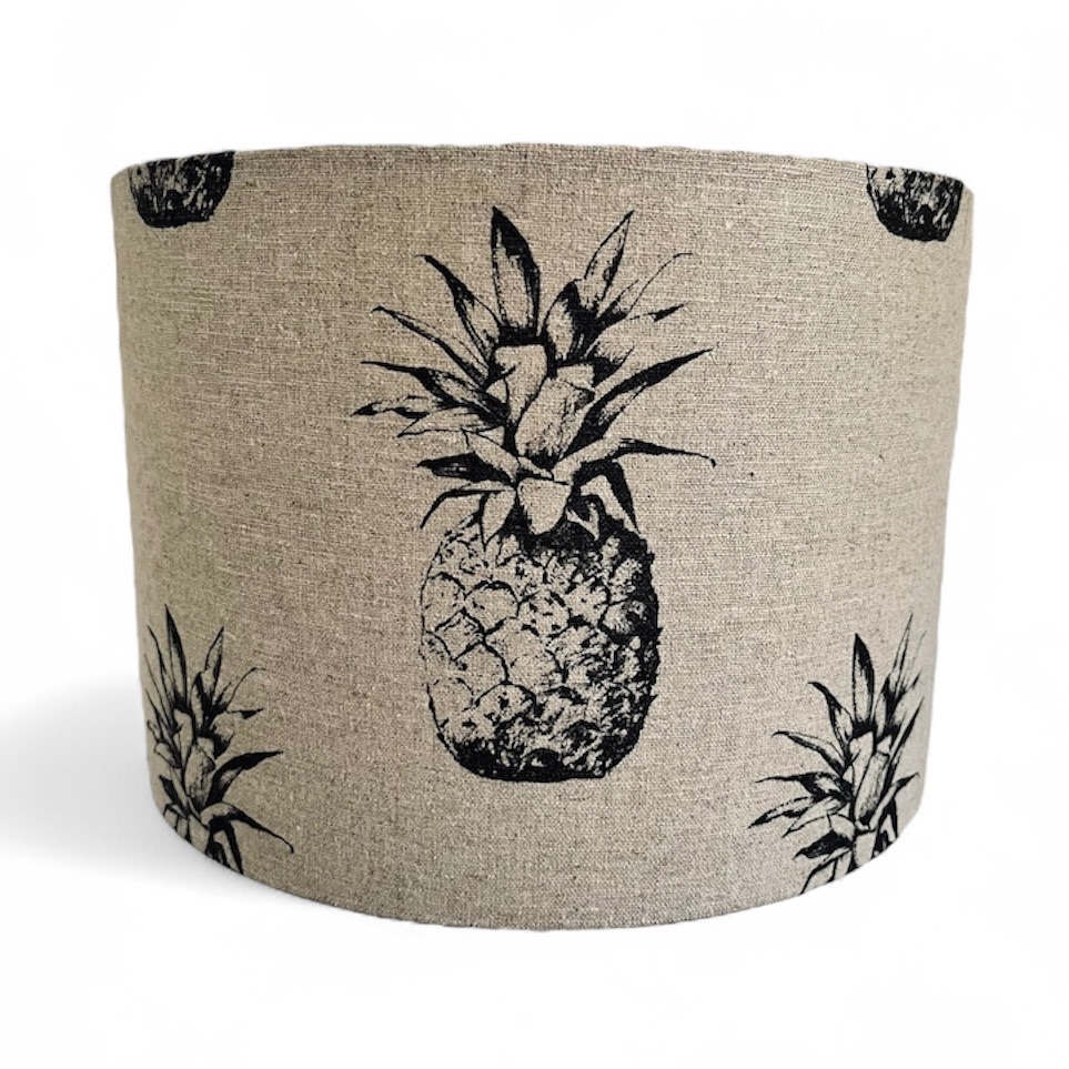 Handmade Lampshade - Linen Pineapple- 30cm - Last one