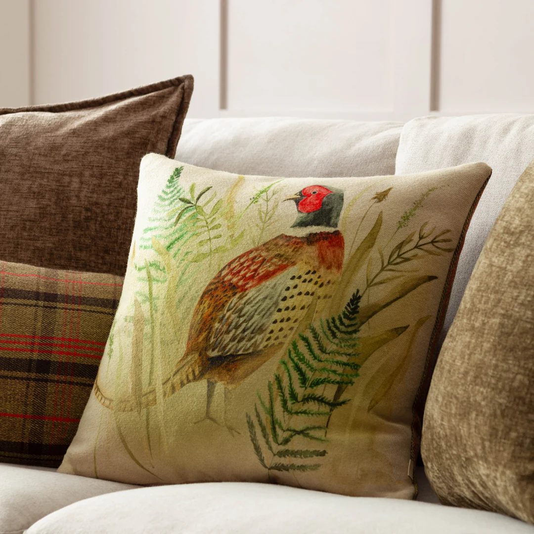 Bramble - Pheasant Cushion