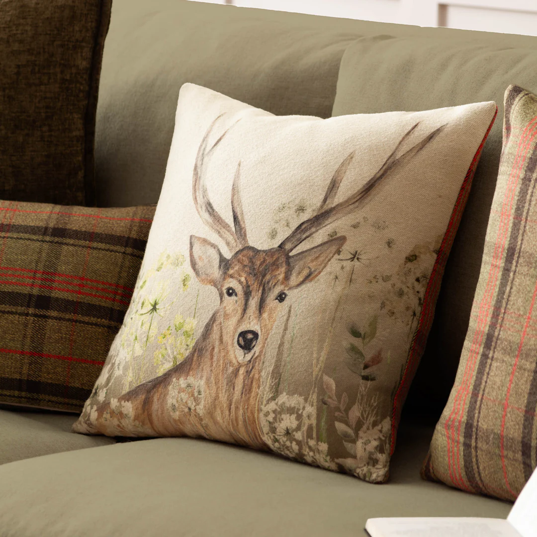 Bramble - Stag Cushion