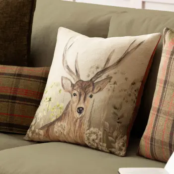 Bramble - Stag Cushion