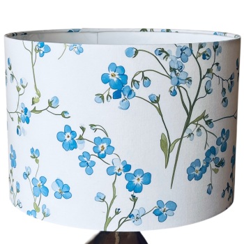 Handmade Lampshade - Forget-me-nots