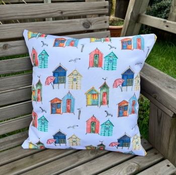 Garden Cushion - Handmade - Beach Huts