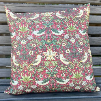 William Morris - Strawberry Thief - Red