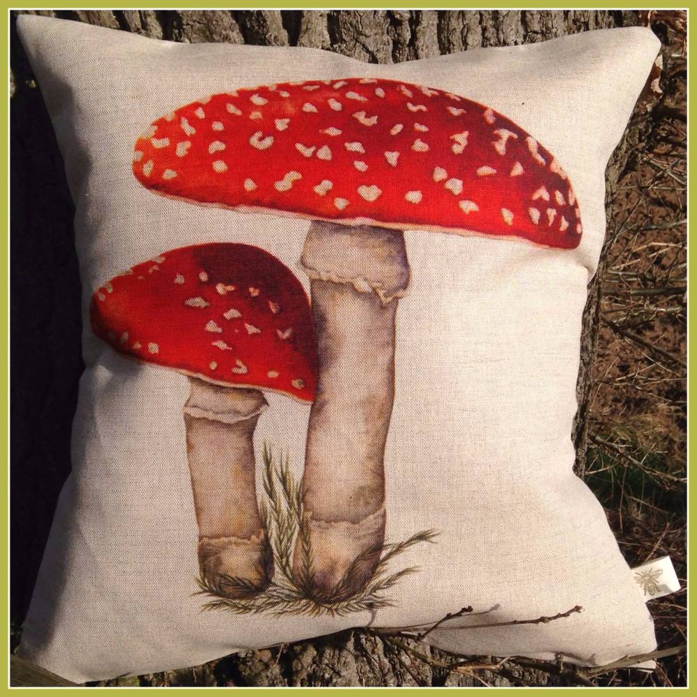 Linen Fly Agaric Toadstool