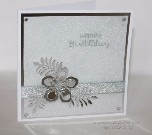 Happy Birthday Card - Silver or Gold