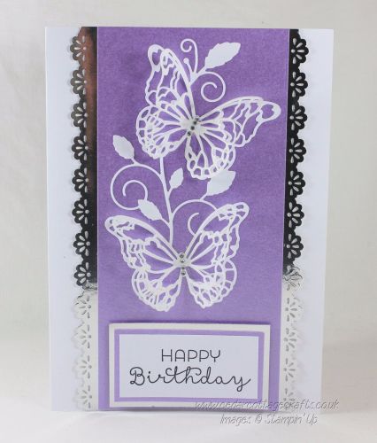 Happy Birthday Card -  Butterfly Trail