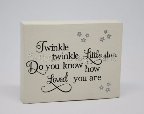 Freestanding Plaque - Twinkle Twinkle, Little Star