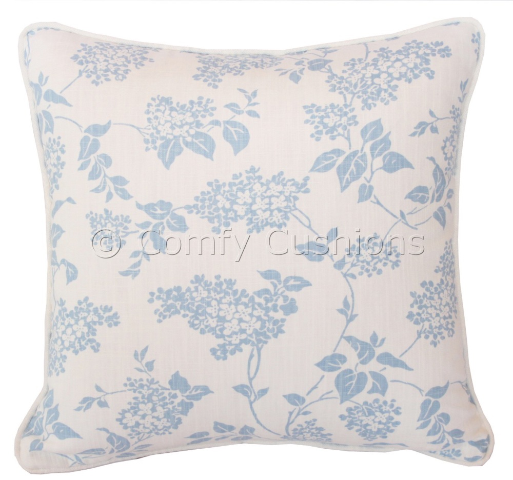 Laura Ashley Hydrangea Cranberry Cushion Covers