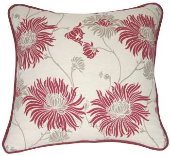 Laura Ashley Kimono Cranberry cushion covers