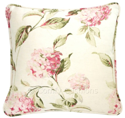 Laura Ashley Hydrangea Pink cushion covers