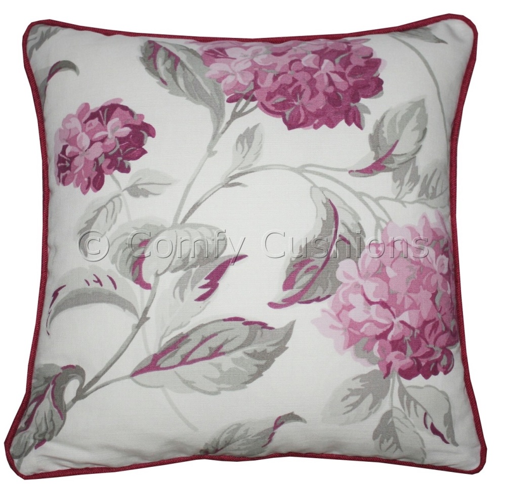 Laura Ashley Hydrangea Berry cushion covers