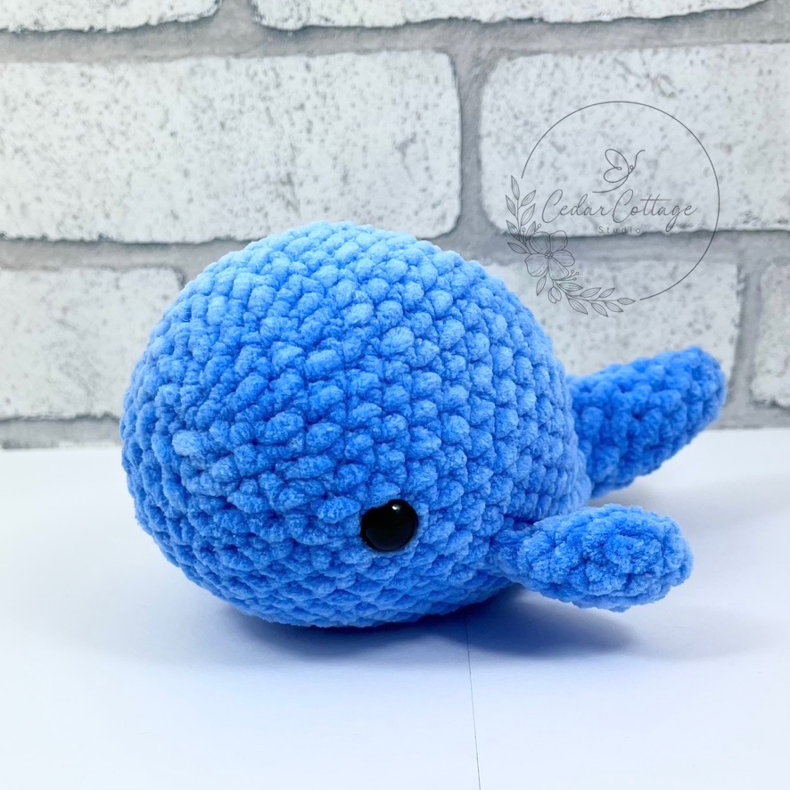Wally the Whale Plushie - Ocean Blue