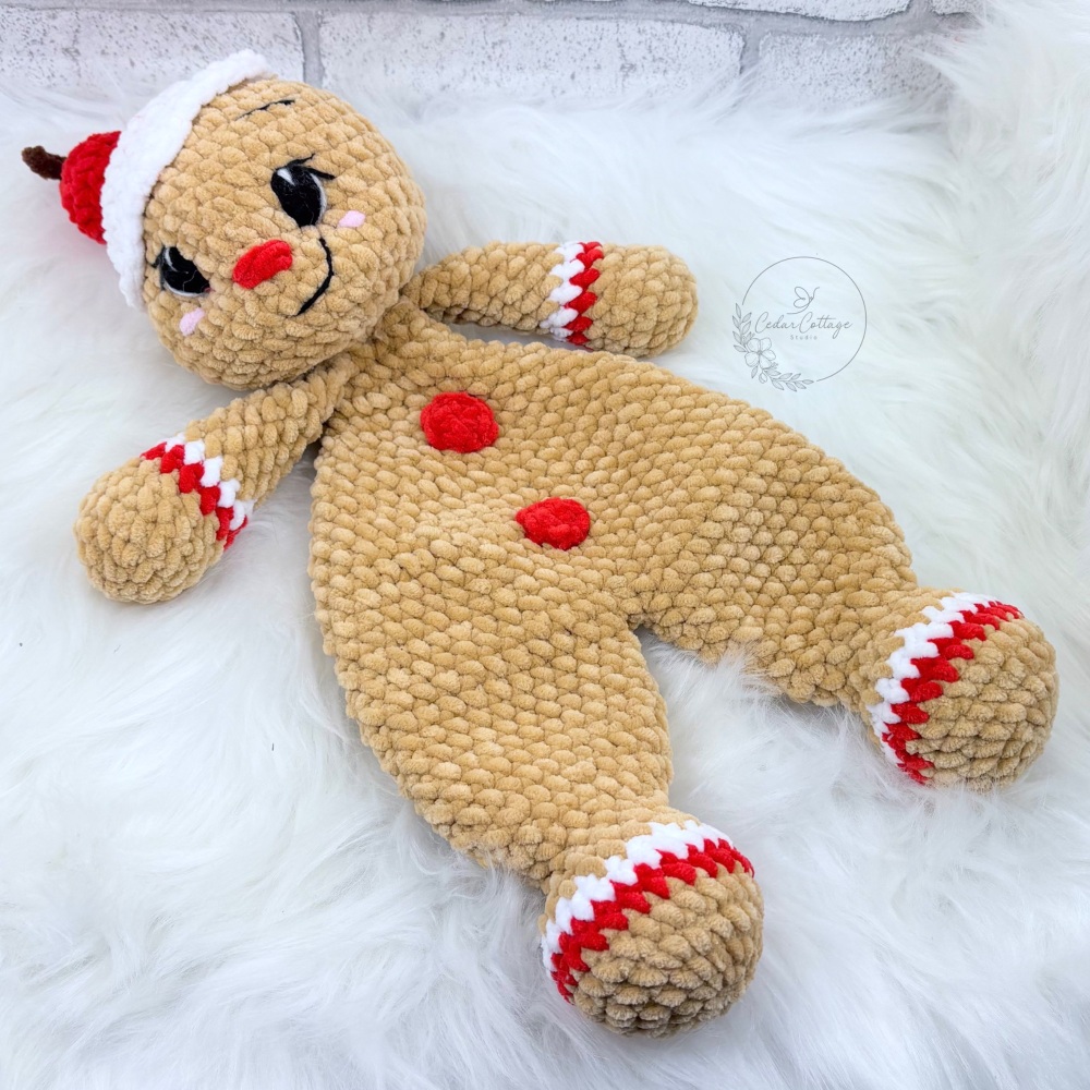 Gingerbread Man Comforter/Snuggler