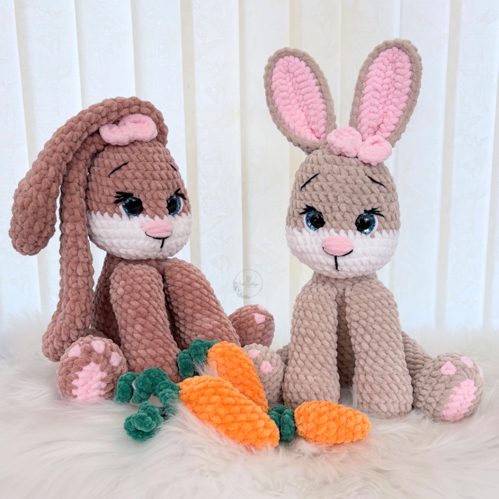 Amigurumi Plushies - Sitting Animals
