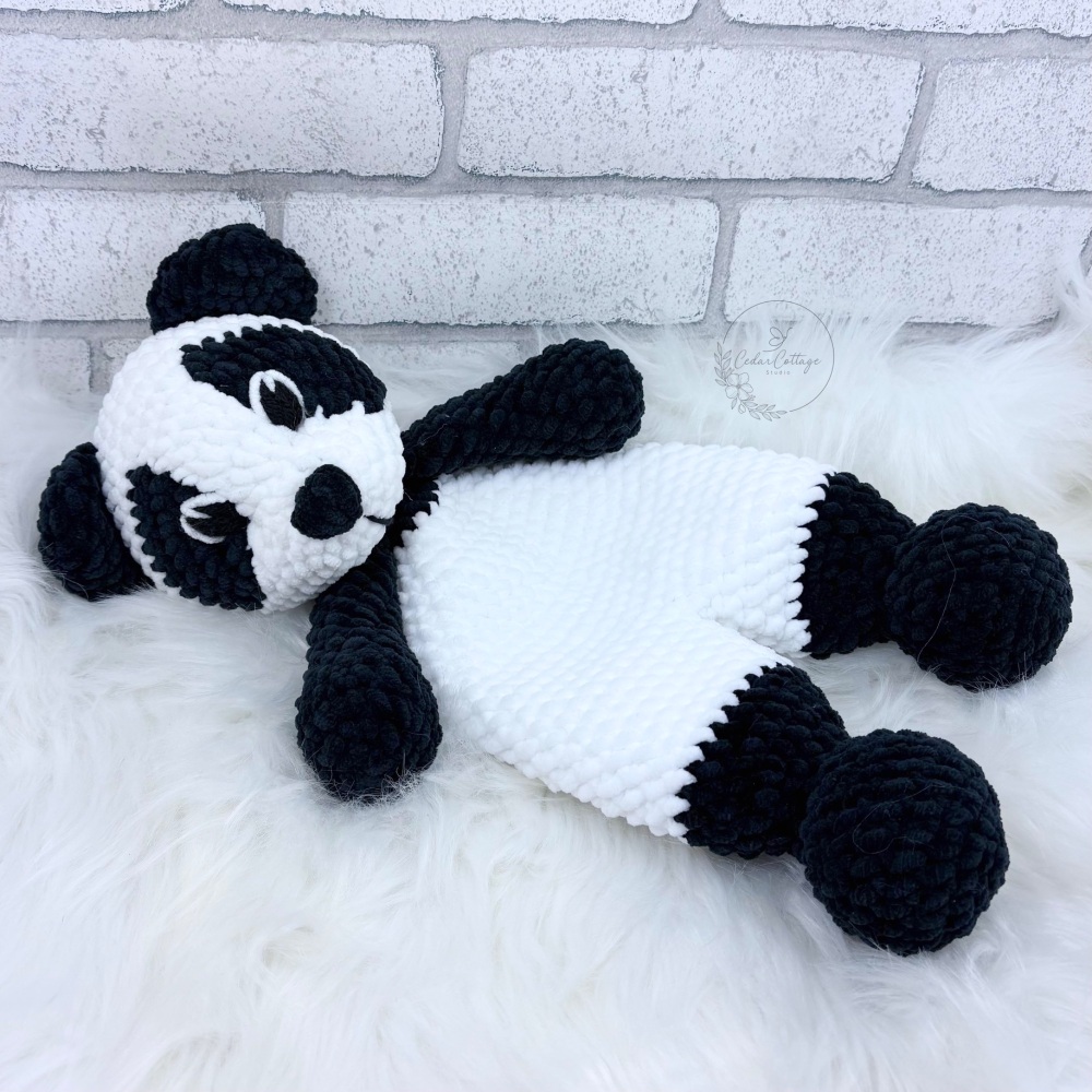 Panda Snuggler Digital Crochet Pattern