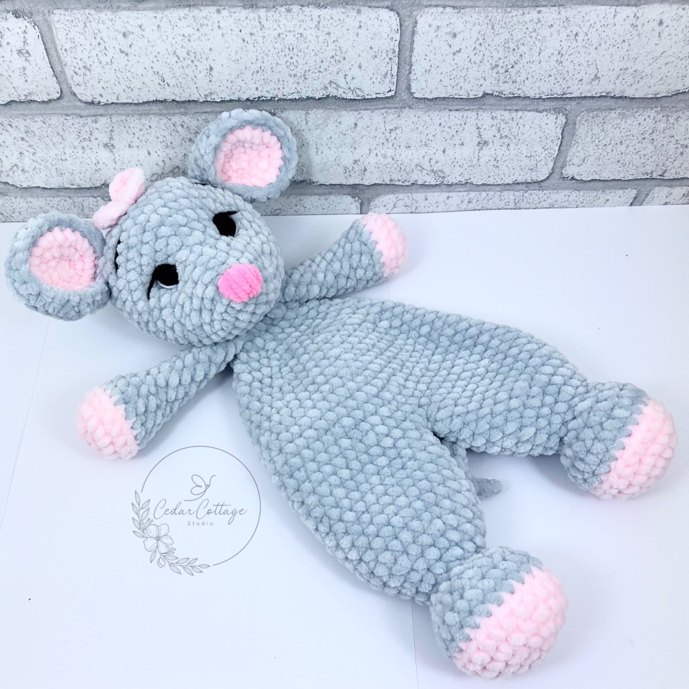 Mouse Snuggler Digital Crochet Pattern