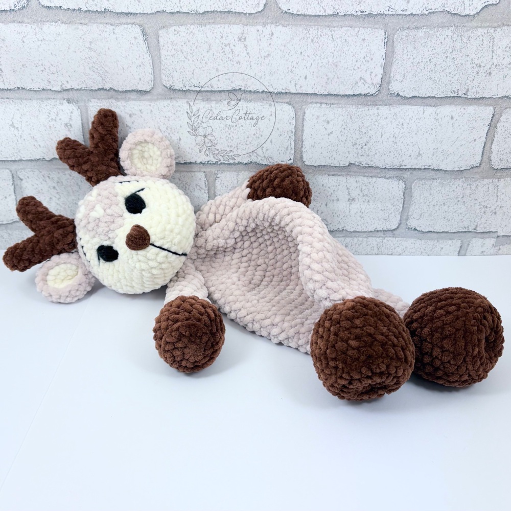 Baby Reindeer Snuggler Digital Crochet Pattern