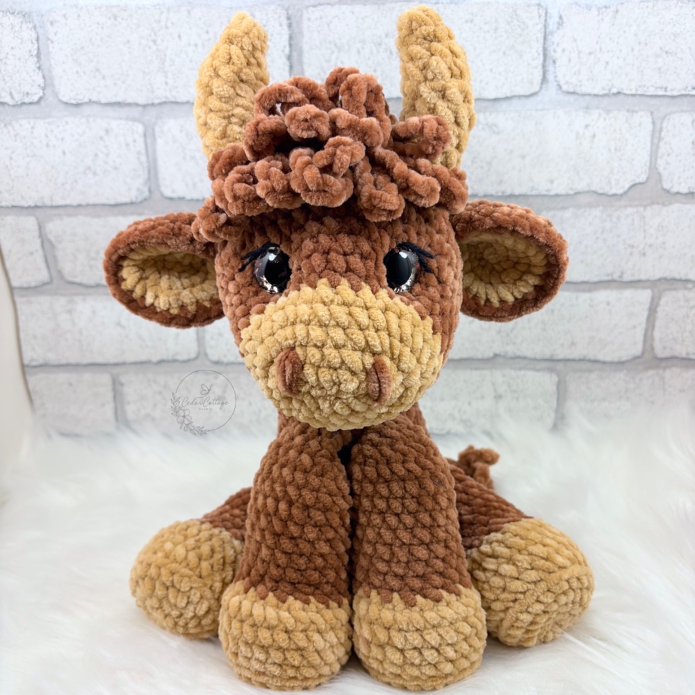Highland Cow Digital Crochet Pattern