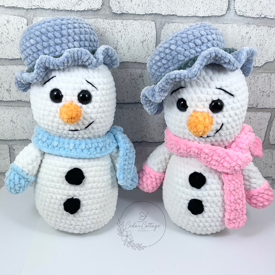 Snowman Digital Crochet Pattern
