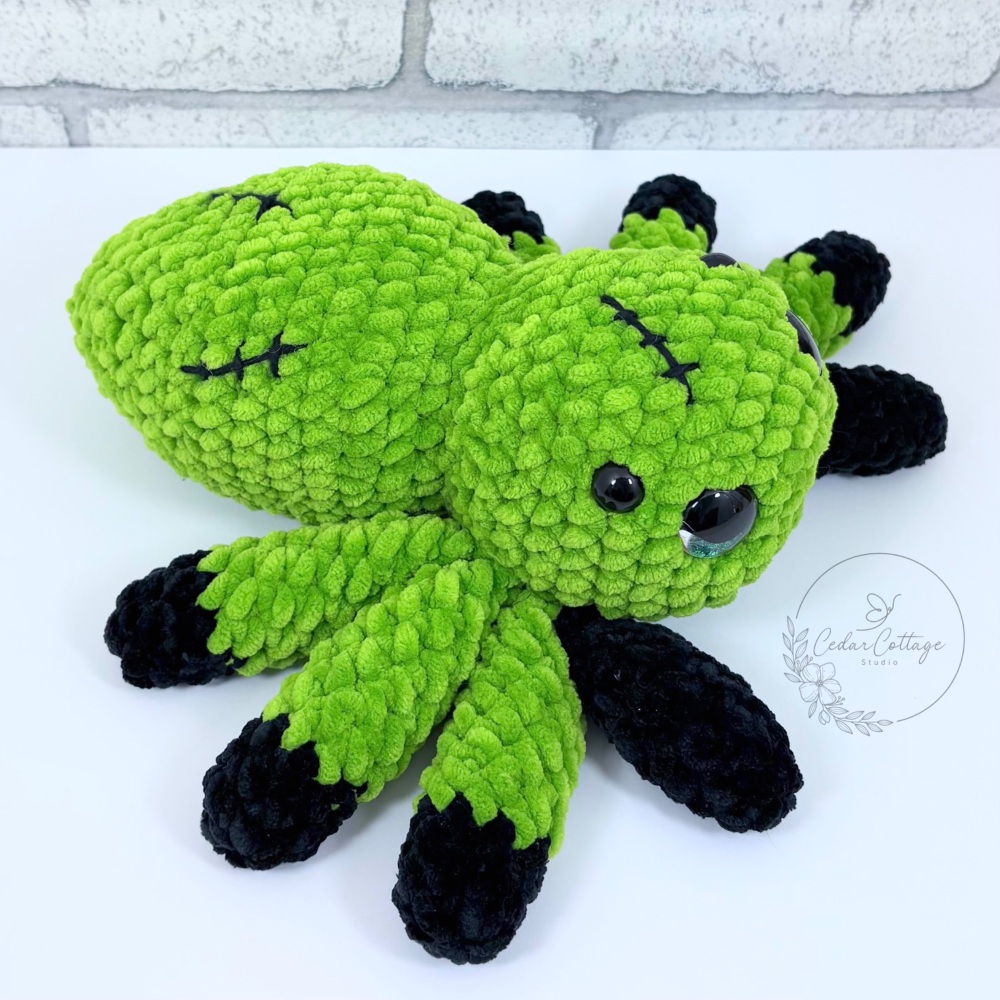 Zombie Spider Digital Crochet Pattern
