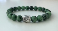 AMELIE HOPE CRYSTAL HEALING RUBY IN ZOISITE BRACELET