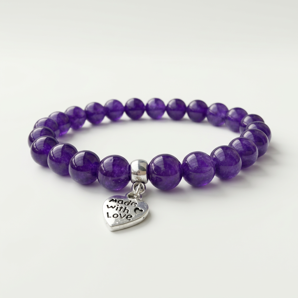 AMELIE HOPE CRYSTAL HEALING AMETHYST BRACELET