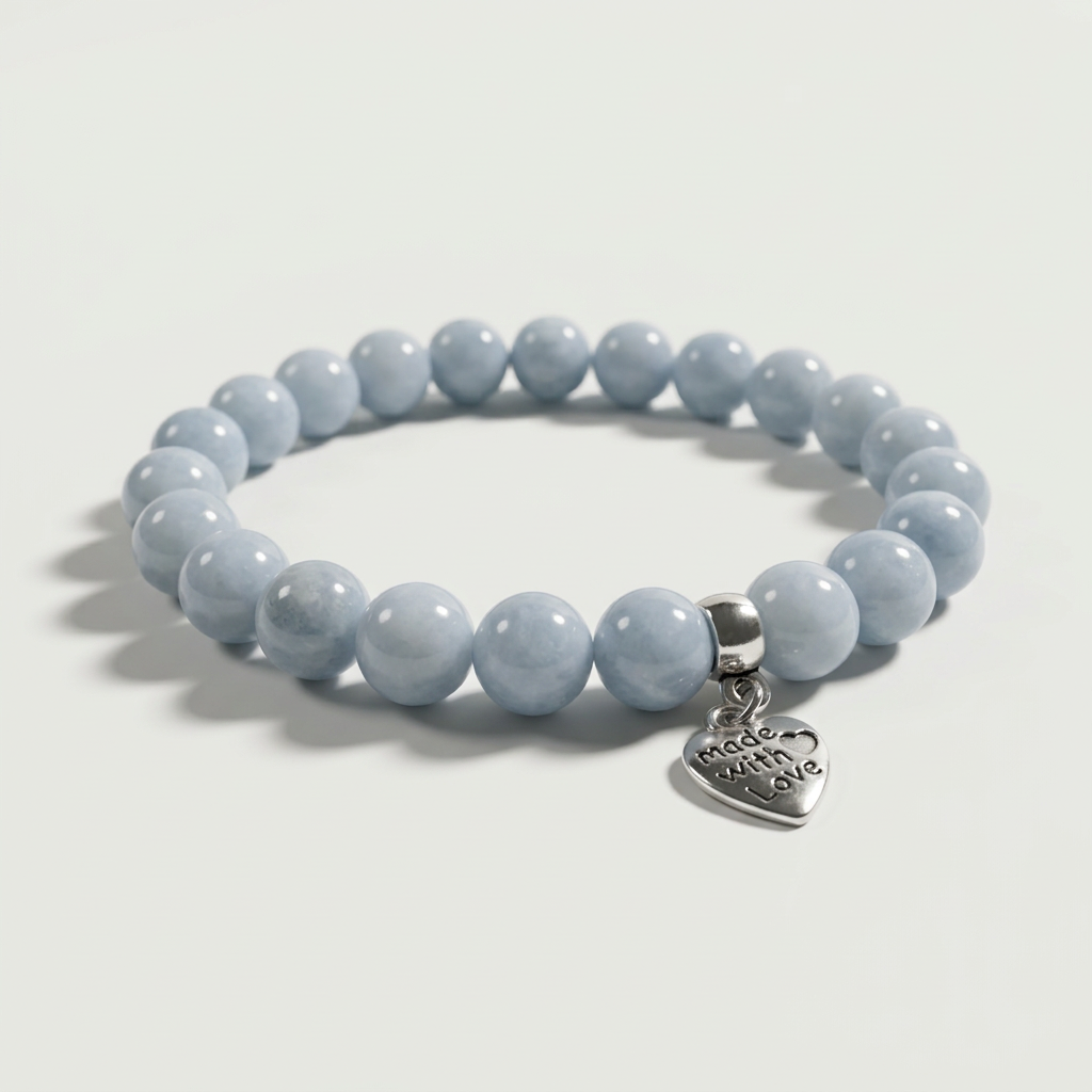AMELIE HOPE CRYSTAL HEALING AQUAMARINE BRACELET
