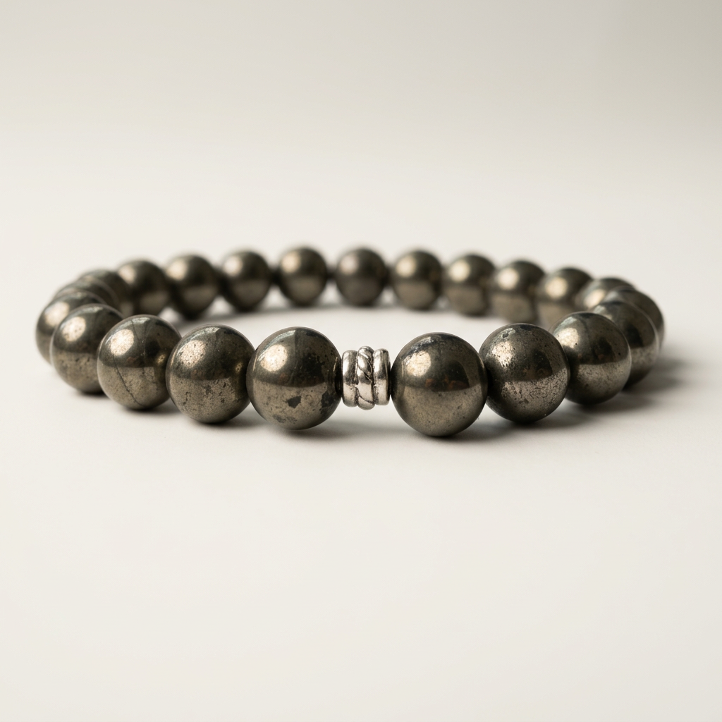 AMELIE HOPE CRYSTAL HEALING PYRITE BRACELET