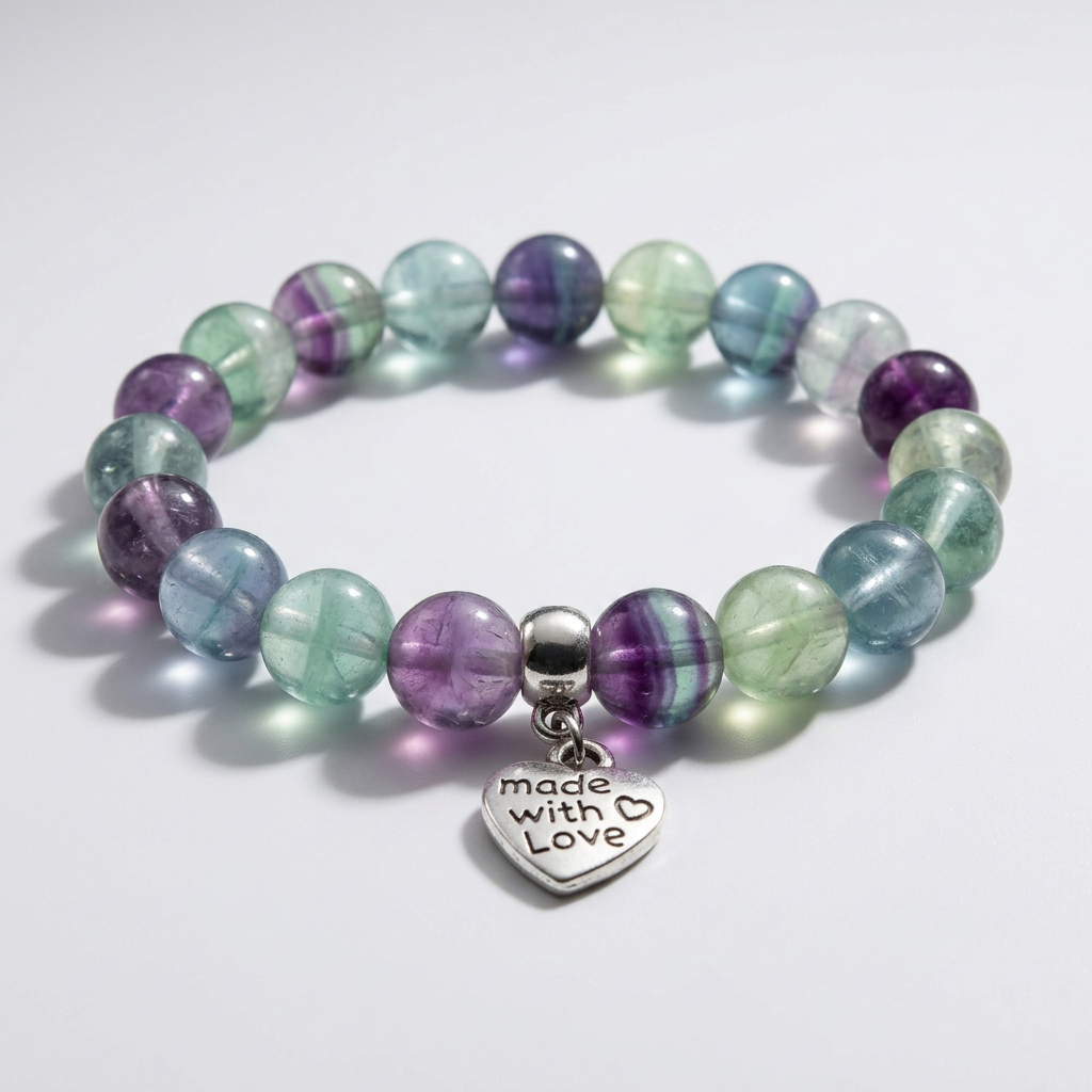 AMELIE HOPE CRYSTAL HEALING FLUORITE BRACELET