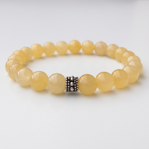 AMELIE HOPE CRYSTAL HEALING HONEY CALCITE BRACELET