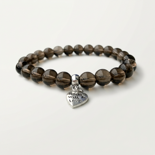 AMELIE HOPE CRYSTAL HEALING SMOKY QUARTZ BRACELET