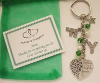 Green Mother & Daughter Charm Keyring - CC1459