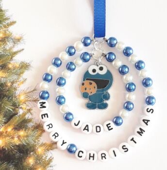 Cookie Monster Character Christmas Tree Decoration