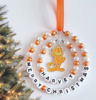 Garfield Personalised Christmas Tree Decoration