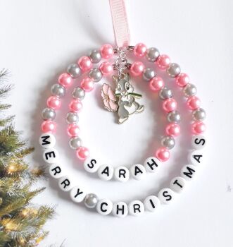 Bambi - Thumper Personalised Christmas Tree Decoration