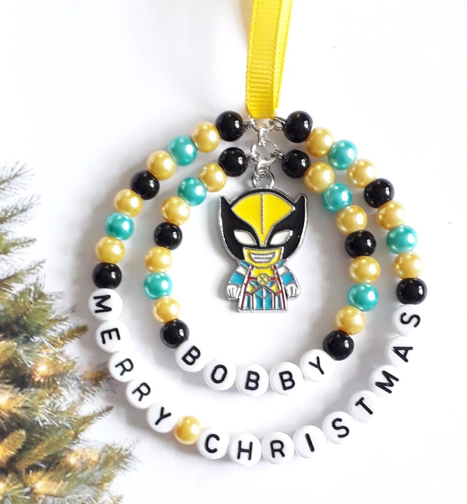 Marvel - Wolverine Character Christmas Tree Decoration - Deadpool also avai