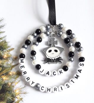 Nightmare Before Christmas - Jack Skellington Character Personalised Christmas Tree Decoration