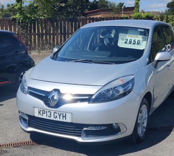 SOLD ~ 2013 Silver Renault Scenic 1500cc Diesel 5 Door 105,000 miles                            2 owners from new
